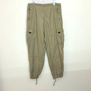 🌞 Outer Rim beige track suit jogger roomy cargo pants tan M